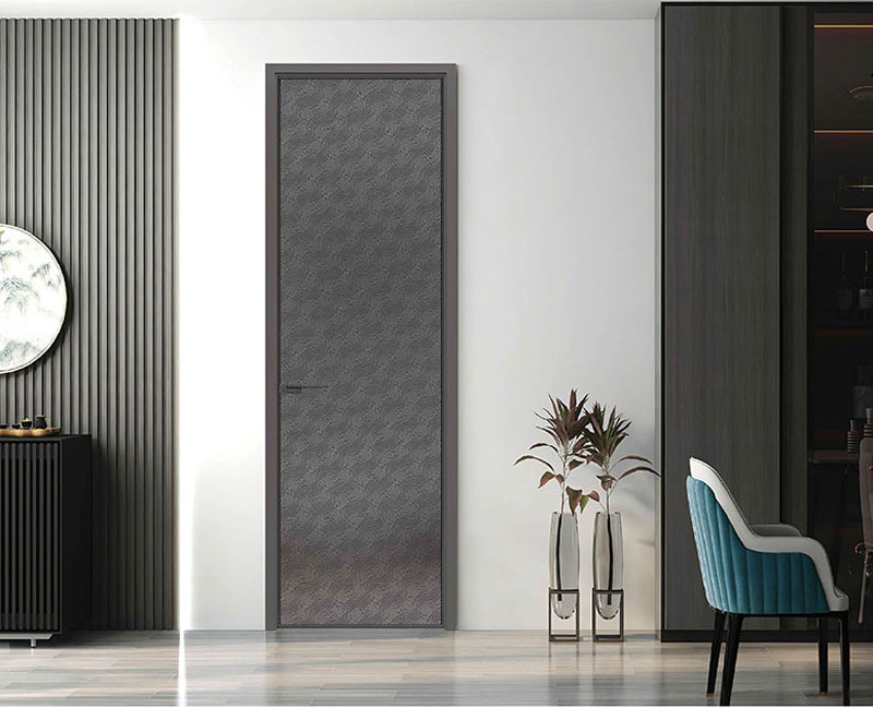 神话灰油砂平开门DLXPKM-14