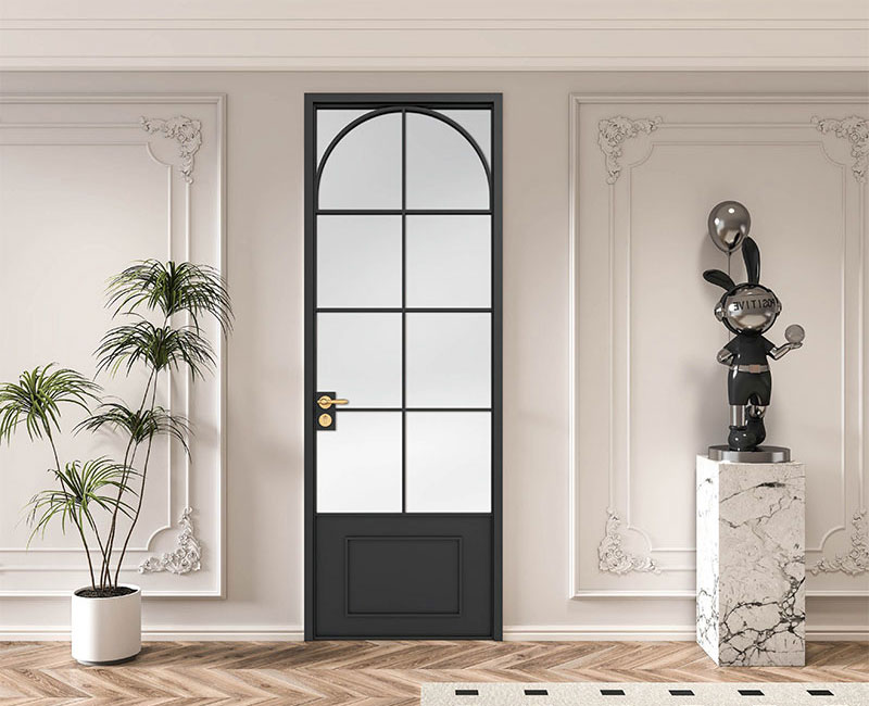 超白油砂平开门DLXPKM-18