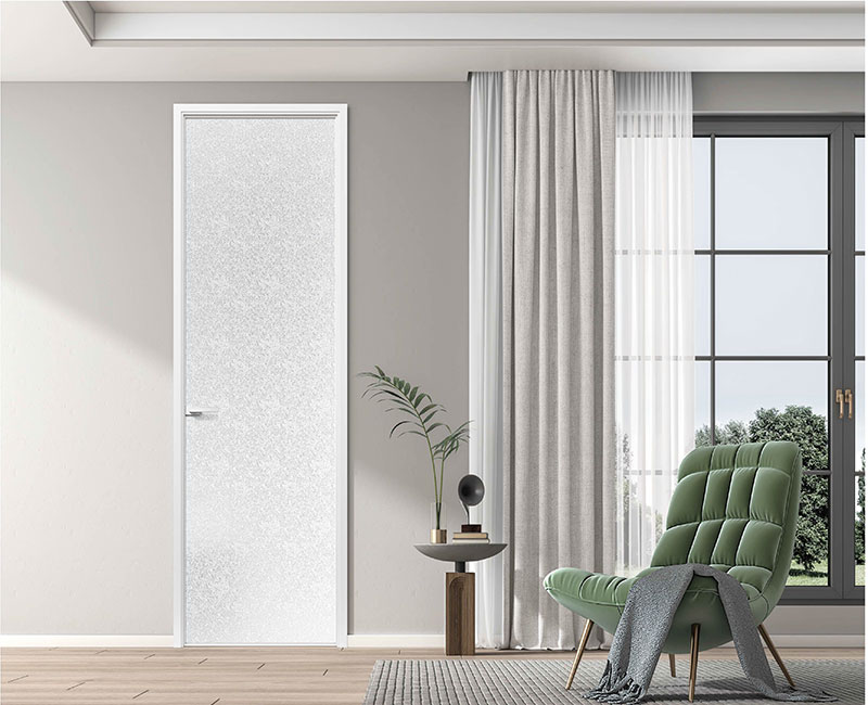 平开门DLXPKM-08雪花白油砂